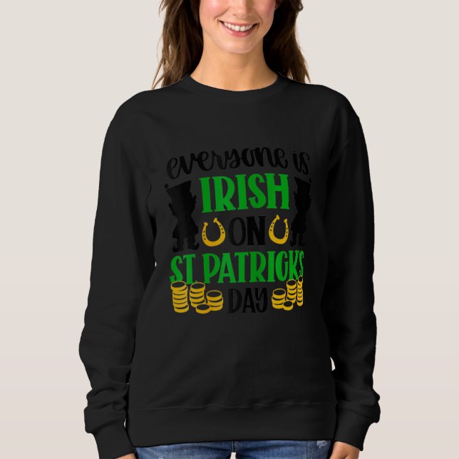 Camiseta Todos são irlandeses em Saint Patrick DayEngraçado (Frente)