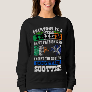 Camiseta Todos são irlandeses, exceto escoceses na Rua de P