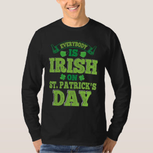 Camiseta Todos são irlandeses na Rua. Dia de Patrick, Santo