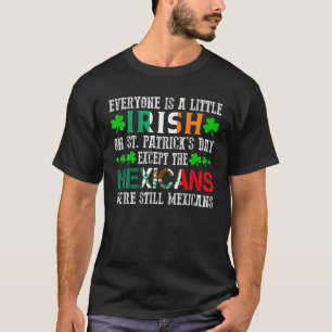 Camiseta Todos São Irlandeses Pequenos Em Excesso De Dia de