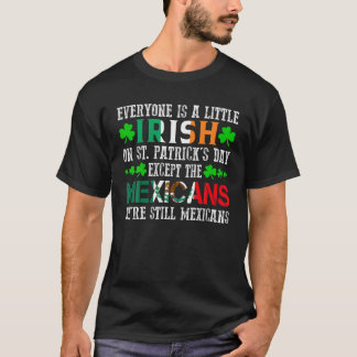 Camiseta Todos São Irlandeses Pequenos Em Excesso De Dia de