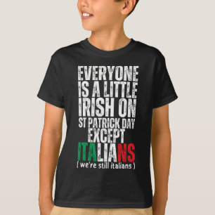 Camiseta Todos São Um Pouco Irlandeses No Dia De São Patríc