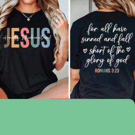Camiseta Todos Sinaram - Romanos 3:23 Inspiracional