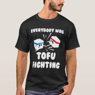 Camiseta Todos Tofu lutando contra a comida vegetal Legal