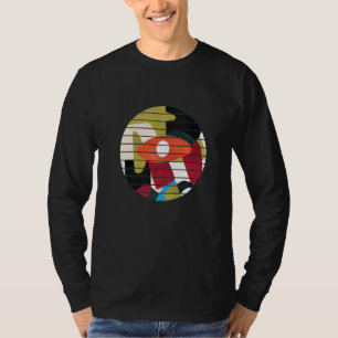 Camiseta Todos vendo Abstrato colorido