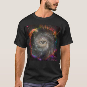Camiseta Todos vendo os olhos no espaço
