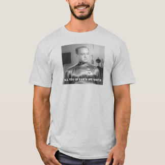 Camiseta Todos Vocês da Terra São Idiotas