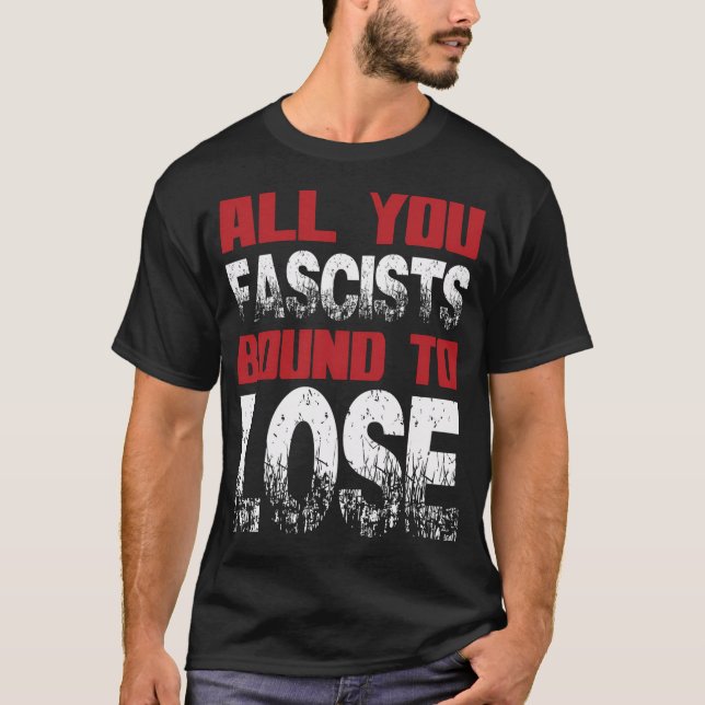 Camiseta Todos Vocês Fascistas Se Ligam (Frente)