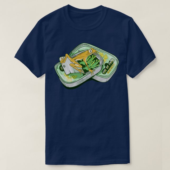Camiseta Toe do sapo Shakespeare (Frente do Design)