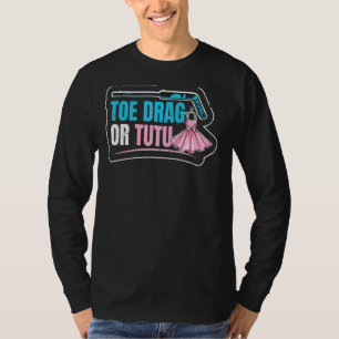 Camiseta Toe Drag Ou Tutu Citação De Um Jogador De Hóquei N