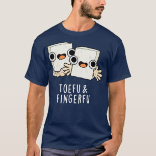 Camiseta Toefu Fingerfu - Comida em Cute Tofu Pun