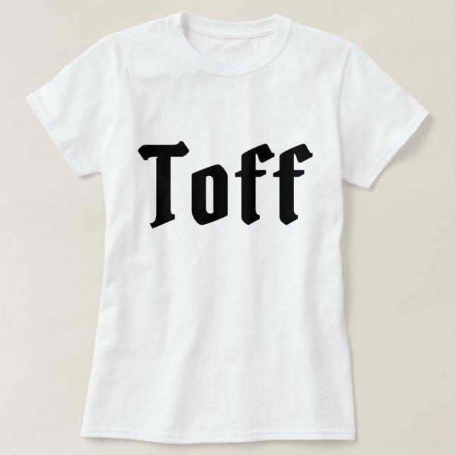 Camiseta Toff (Frente do Design)