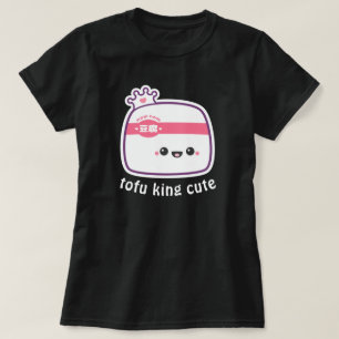 Camiseta Tofu engraçado com cara feliz