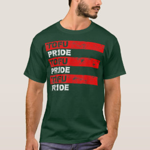 Camiseta Tofu Pride Vegan Vegetarian Veggi Declaração Dizen