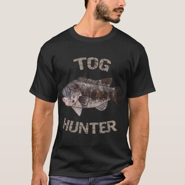 Camiseta Tog Hunter Blackfish Tautog (Frente)