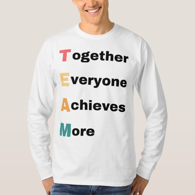 Camiseta Together Everyone Achieves More 2 (Frente)