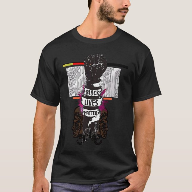 Camiseta Together We Rise  Black Lives Matte (Frente)