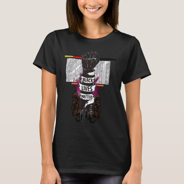 Camiseta Together We Rise  Black Lives Matte (Frente)