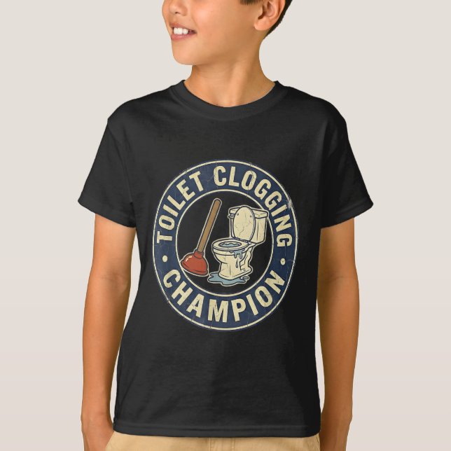 Camiseta Toilet Clogging Chamon  (Frente)