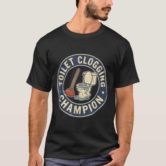 Camiseta Toilet Clogging Chamon  (Frente)