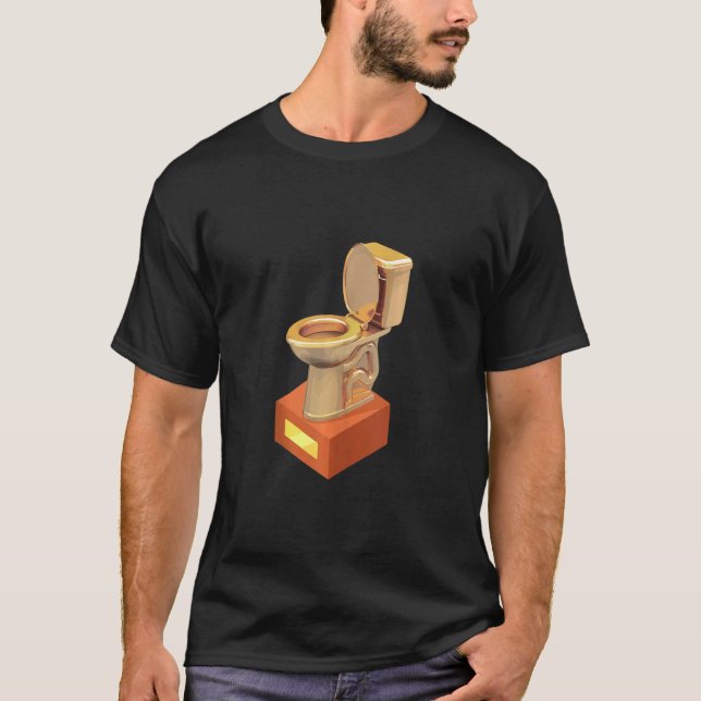 Camiseta Toilet do Perdedor de Futebol de Fantasia Engraçad (Frente)