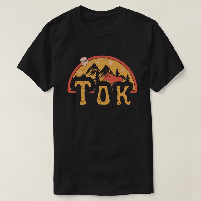 Camiseta Tok, Alasca (Frente do Design)