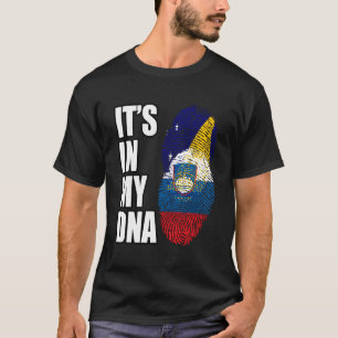 Camiseta Tokelauan E A Bandeira Do Dna Do Patrimônio Mistur