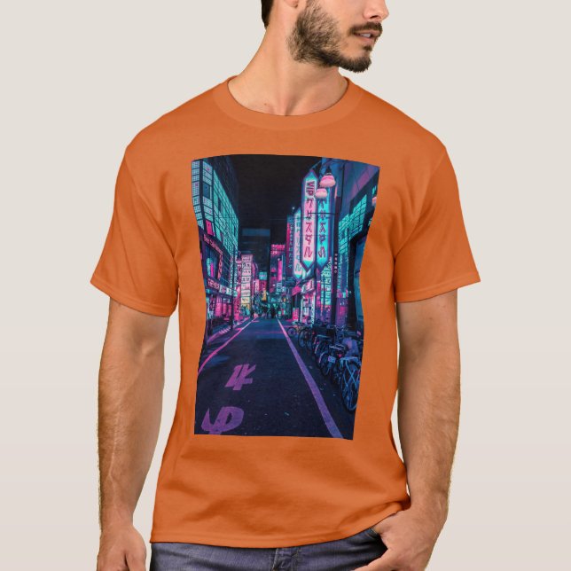 Camiseta Tokyo A Neon Wonderland Active (Frente)