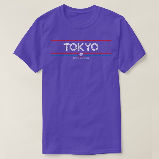 Camiseta Tokyo Coordinates  (Frente do Design)