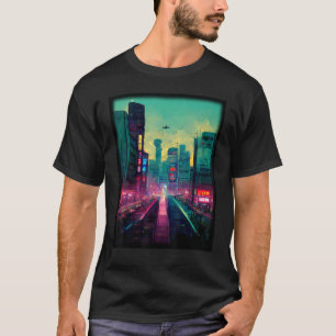 Camiseta Tokyo Cyberpunks Retro lo-fi indie Japan vibe aest