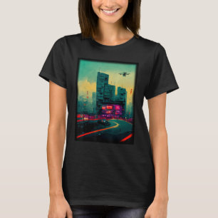 Camiseta Tokyo Cyberpunks Retro lo-fi indie Japan vibe aest