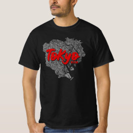 Camiseta Tokyo, Japan City Map 