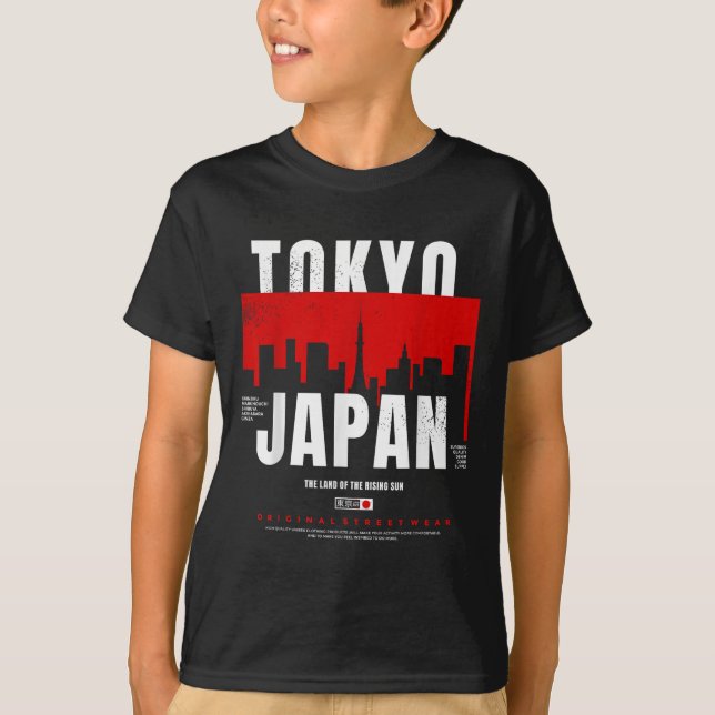 Camiseta Tokyo Japan The Land Of The Rising Sun Original St (Frente)