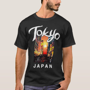 Camiseta Tokyo Japan Vintage Sunset Viagem