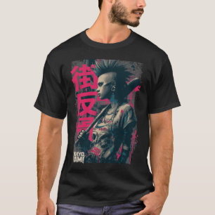 Camiseta Tokyo Yami – Garota Punk Rebelde das Ruas