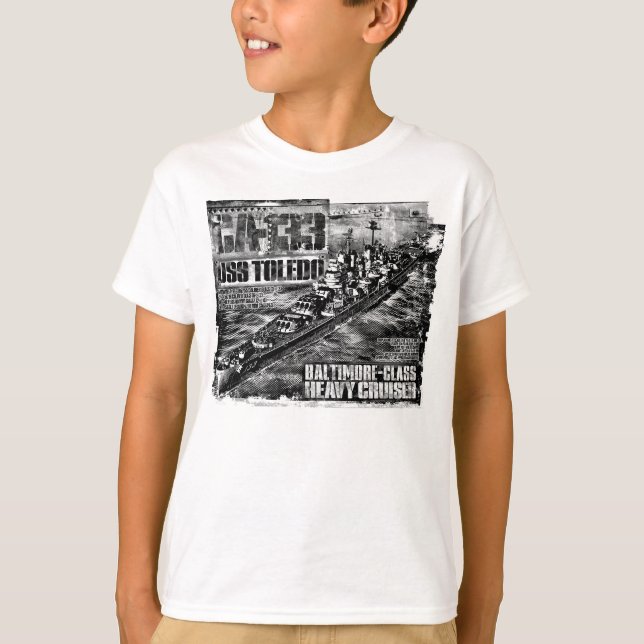 Camiseta Toledo de cruzeiro pesado (Frente)