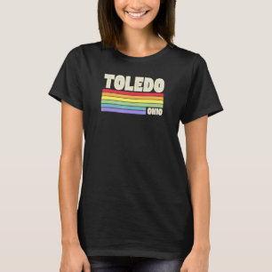 Camiseta Toledo Ohio Pride Rainbow Flag Orgulho gay Merch Q