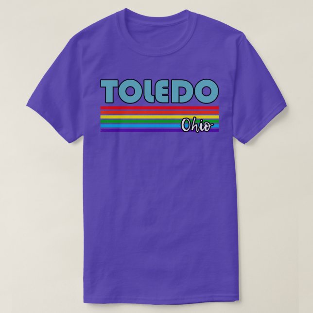 Camiseta Toledo Ohio Pride Toledo LGBT Gift LGBTQ Support (Frente do Design)