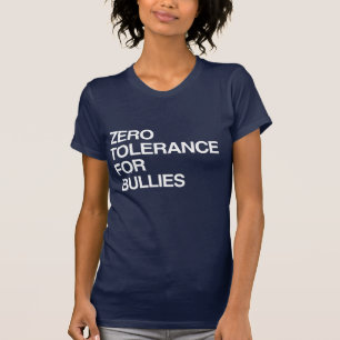 CAMISETA TOLERÂNCIA ZERO PARA AÇOES DE BULLYING
