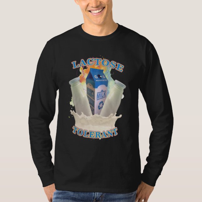 Camiseta tolerante à lactose (Frente)