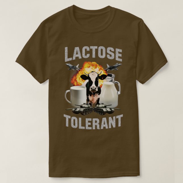 Camiseta tolerante à lactose (Frente do Design)