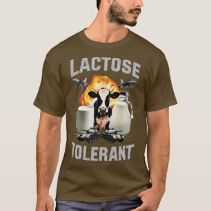 Camiseta tolerante à lactose