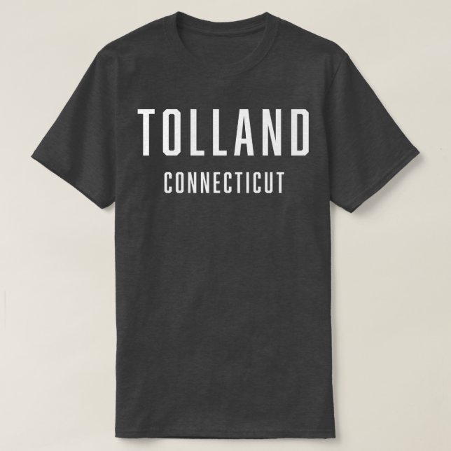 Camiseta Tolland Connecticut TSirt (Frente do Design)