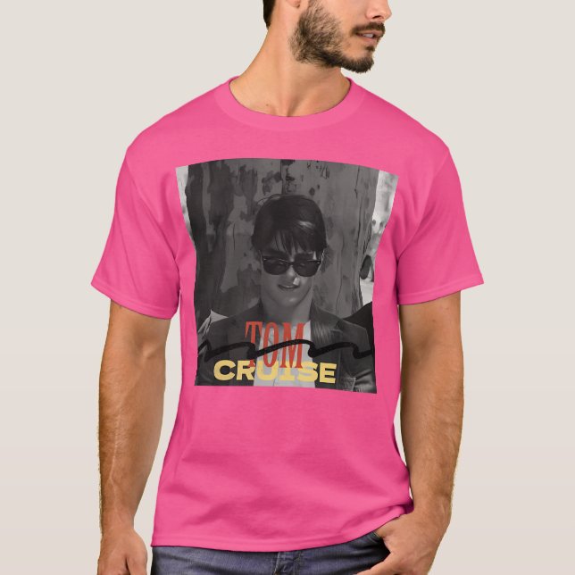 Camiseta Tom Cruise Crianças Clássicas (Frente)