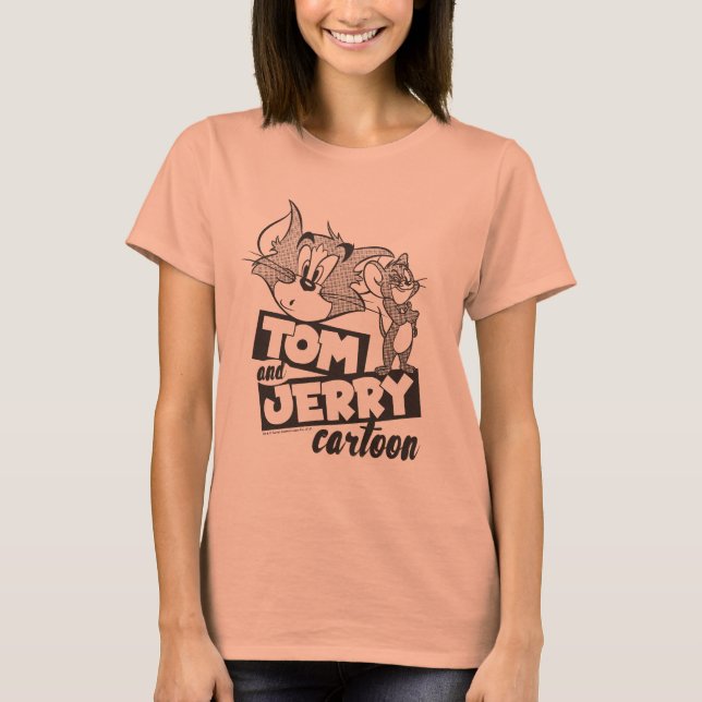Camiseta Tom E Jerry | Cartoon Tom E Jerry (Frente)