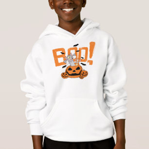 Camiseta Tom e Jerry Feliz Halloween Boo
