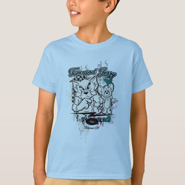 Camiseta Tom e Jerry Hollywood CA (Frente)