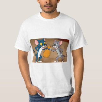 Camiseta Tom e Jerry Punch-up