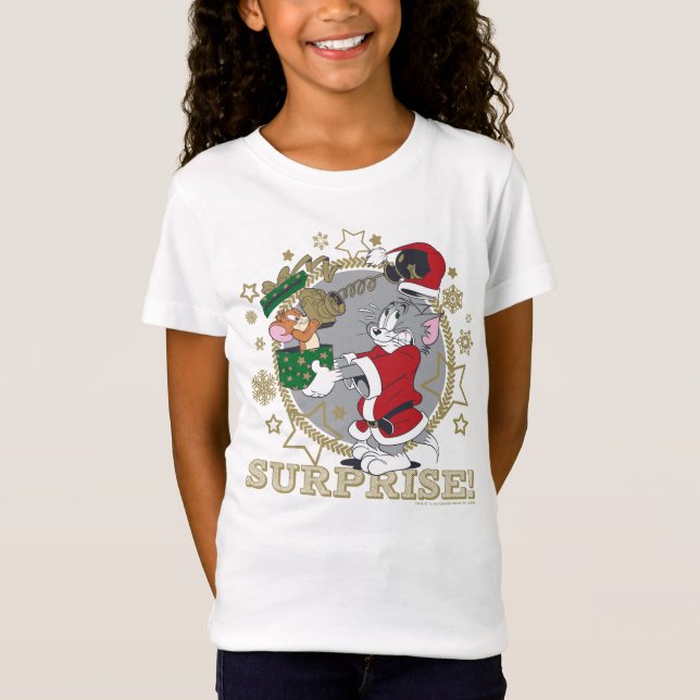 Camiseta Tom e Jerry Surprise Gift (Frente)