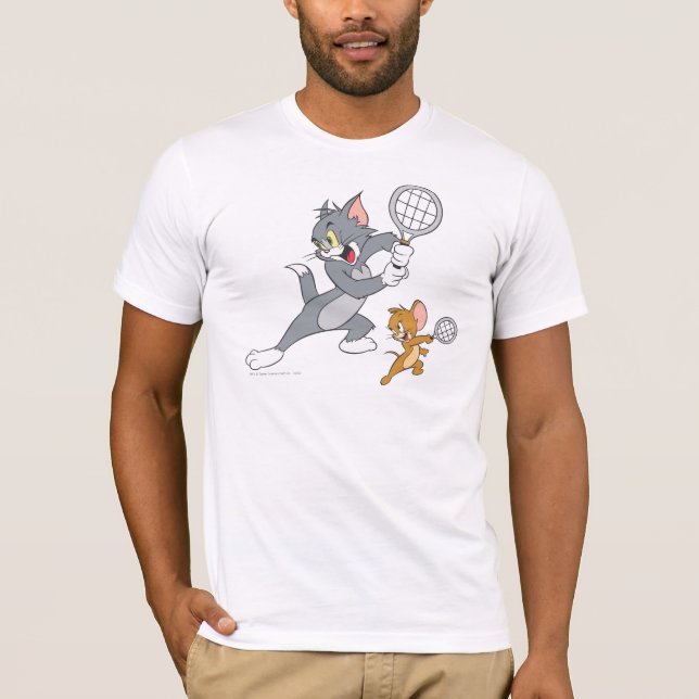 Camiseta Tom e Jerry Tênis Stars 1 (Frente)